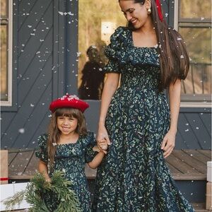 Ivy City Co Green Floral Maxi Gracie Dress